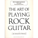 The Art of Playing Rock Guitar