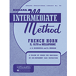 Rubank Intermediate Method - French Horn in F or E-flat