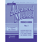 Rubank Advanced Method - French Horn in F or E-flat, Vol. 1