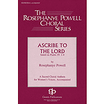 Ascribe to the Lord