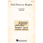 D'où Viens-tu, Bergère