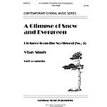 Glimpse Of Snow And Evergreen, A