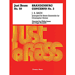JS Bach: Brandenburg Concerto No.3 - Score And Parts (Just Brass No.59)