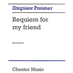 Preisner: Requiem For My Friend (Vocal Score)