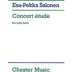 Esa-Pekka Salonen: Concert Etude For Solo Horn (Score)