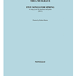 Five (5) Songs For Spring Baritone Voice And Piano