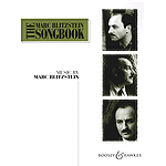 The Marc Blitzstein Songbook - Volume 1