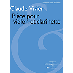 Pièce pour violon et clarinette