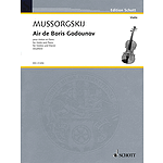 Air de Boris Godounov
