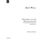 6 (six) Songs From Threepenny Opera For Guitar Quartet Score And Parts