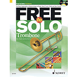Free To Solo For Trombone Book/cd