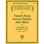 24 Italian Songs & Arias - Medium High Voice (Book only)