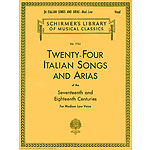 24 Italian Songs & Arias - Medium Low Voice (Book only)