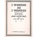 I Wonder as I Wander