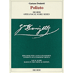 Poliuto Vocal Score Based On Crit Ed Ashbrook/parker