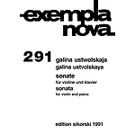 Galina Ustvolskaya - Sonata for Violin and Piano