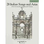 28 Italian Songs & Arias of the 17th & 18th Centuries - Medium Low, Book Only