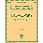 Easy Variations, Op. 40