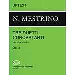 3 Duetti Concertanti, Op. 3