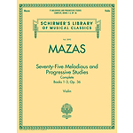 75 Melodious and Progressive Studies Complete, Op. 36