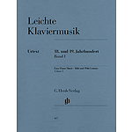 Easy Piano Music of the 18th and 19th Century - Volume I