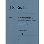 Sonatas for Viola da Gamba and Harpsichord BWV 1027-1029 (Version for Violoncello and Harpsichord)