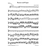 Canon and Gigue for Three Violins and Basso Continuo in D Major