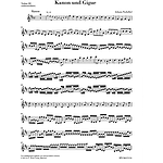 Canon and Gigue for Three Violins and Basso Continuo in D Major