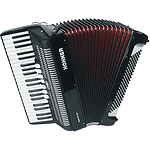 Hohner Bravo III 120 Piano Accordion - Continental/Red Pearl