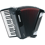 Hohner Bravo III 96 Piano Accordion - Continental Tremolo/Red Pearl