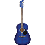 Jay Turser JJ43F 3/4-size Acoustic Guitar - Blue Sunburst