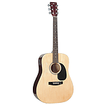 Jay Turser JJ45EQ Dreadnought Acoustic-Electric Guitar - Natural