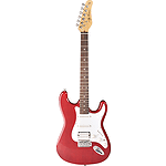 Jay Turser JT-301 Fat Strat-style Electric Guitar - Transparent Red