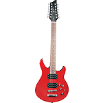 Jay Turser JT-HAWK12 12-string Electric Guitar - Transparent Red