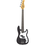 Jay Turser JTB-40 3/4-size Bass Guitar - Transparent Black