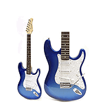 Darling Divas Electric Guitar Starter Pack - Mystical Blue