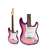 Darling Divas Electric Guitar Starter Pack - Pink Starburst