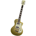 Italia Maranello Classic Left-handed Electric Guitar - Gold Sparkle