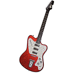 Italia Modena Classic Electric Guitar - Red