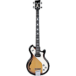 Italia Mondial Woody II Bass 4-string Bass Guitar - Tobacco Burst