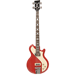 Italia Mondial Sportster Bass 4-string Bass Guitar - Red