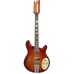 Italia Rimini 12-string Electric Guitar - Cherry Sunburst