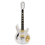 Italia Rimini 12-string Electric Guitar - White Pearloid