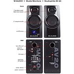 M-Audio Studiophile AV 20 Portable Desktop Speaker System