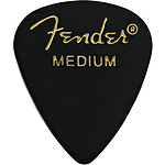 Fender® #351 Classic Black Picks - 144 Medium Picks