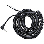 Fender® KoilKord Guitar/Instrument Cable - 30-foot Premium Cable - Black