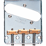 Fender® Vintage Telecaster® 3 Saddle Bridge Assembly - Chrome