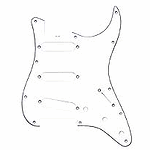 Fender® '62 Stratocaster® - 11 Hole Pickguard Black