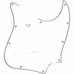 Fender® American Series Jazz Bass® Pickguard - Black