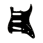 Fender® Standard Stratocaster® Pickguard - Black